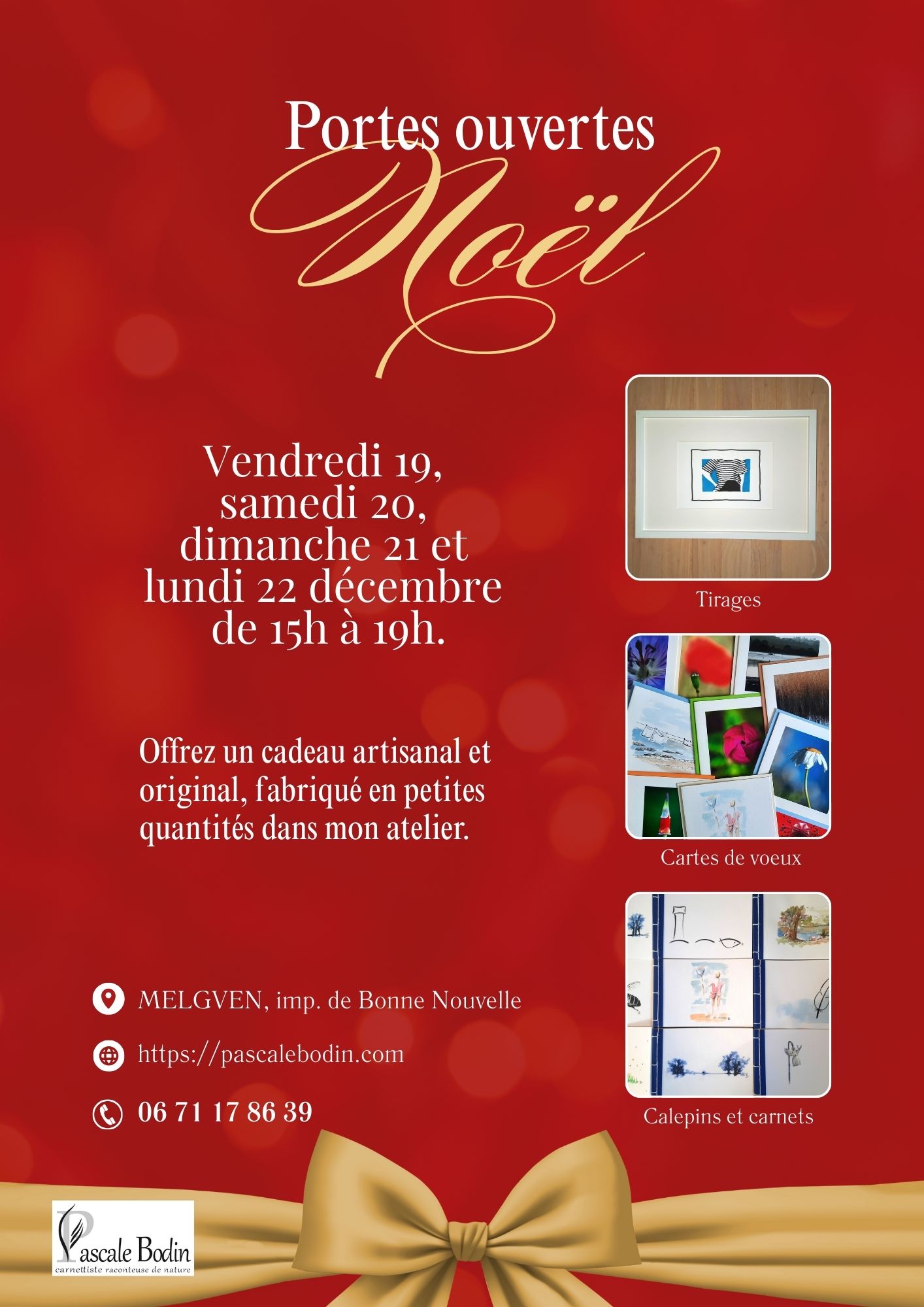 Affiche 2025 portes ouvertes